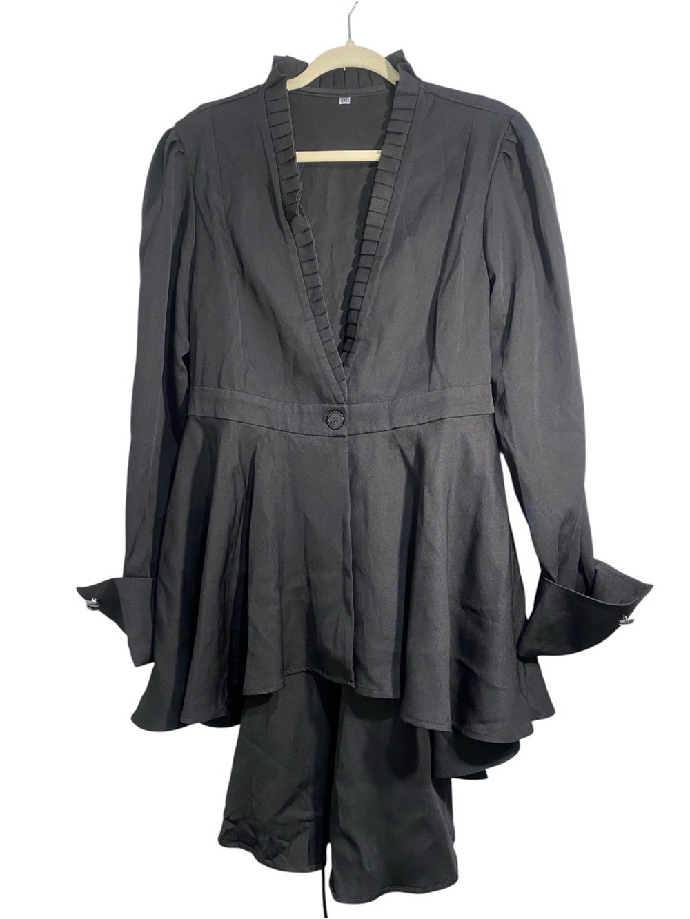 Black Victorian Gothic Witchy Jacket